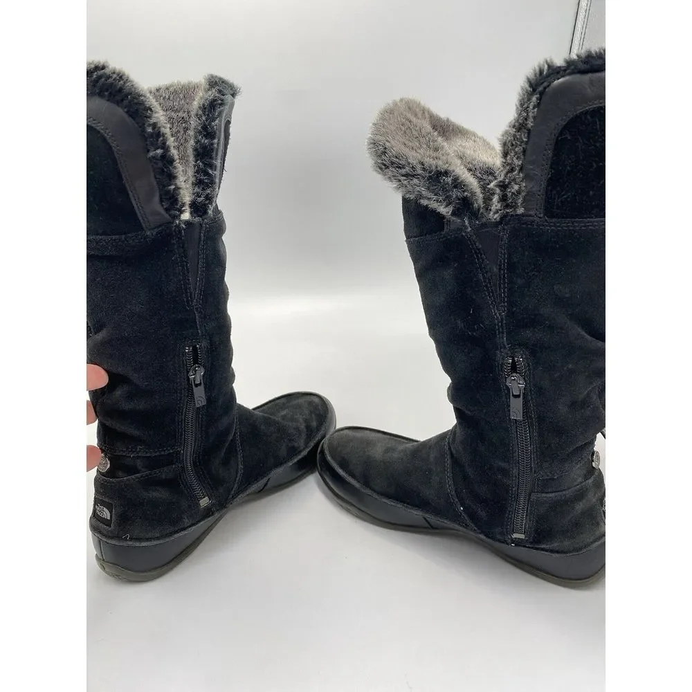 The North Face Women's Suede Primaloft 200 Insulted Mid‎ Calf Boots Black 6.5